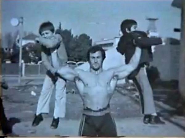 Aleksander Kondo, Albanian strongman