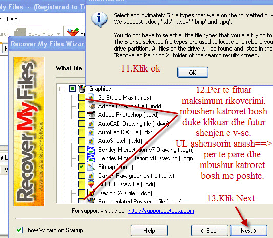 Rikthimi i te dhenave pas formatimit te kompjuterit. Attachment